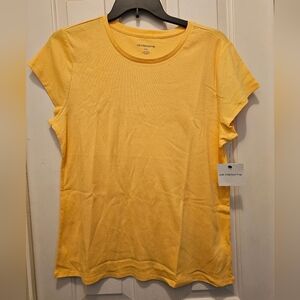 NWT Liz Claiborne Sunlight Yellow T-Shirt - XXL